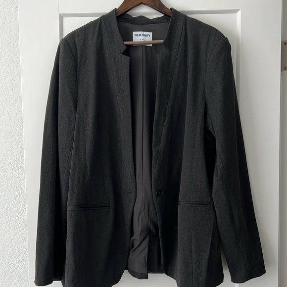 Old Navy Charcoal Women’s Tall Blazer - Picture 1 of 3